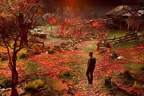 Ray cherchant Rachel au milieu d'un paysage faonn par les envahisseurs